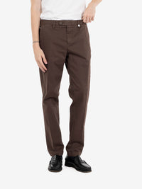 BASIC DARK BROWN LONG TROUSERS 26WM29L05_82