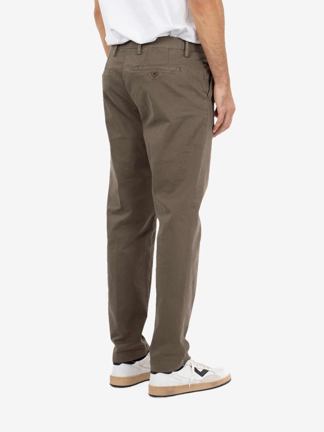 Pantaloni basic verde militare