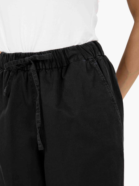 Pantaloni con coulisse nero