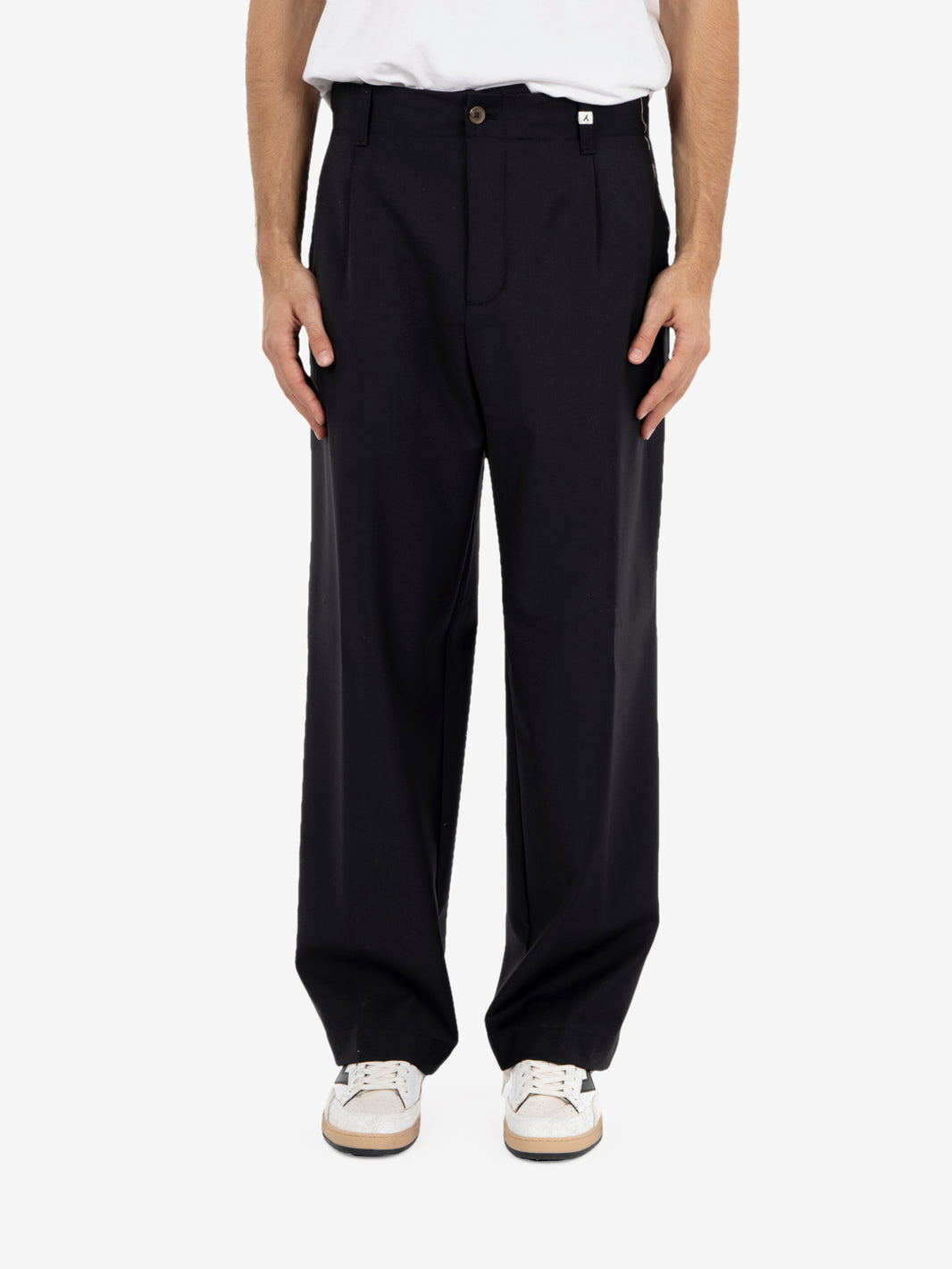 Pantaloni Cordura® doppia pinces nero