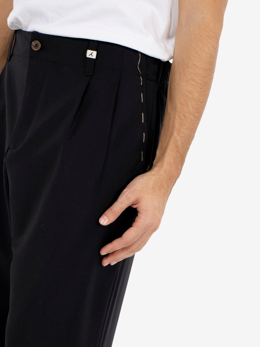 Pantaloni Cordura® doppia pinces nero