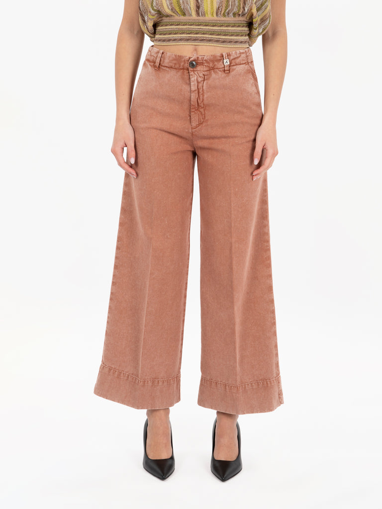 MYTHS - Pantaloni cropped tegola