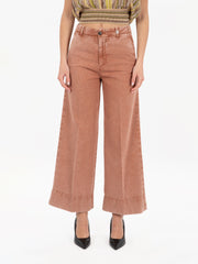 MYTHS - Pantaloni cropped tegola