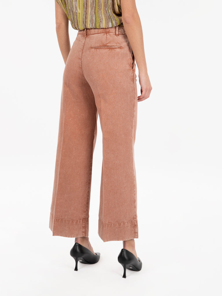 MYTHS - Pantaloni cropped tegola