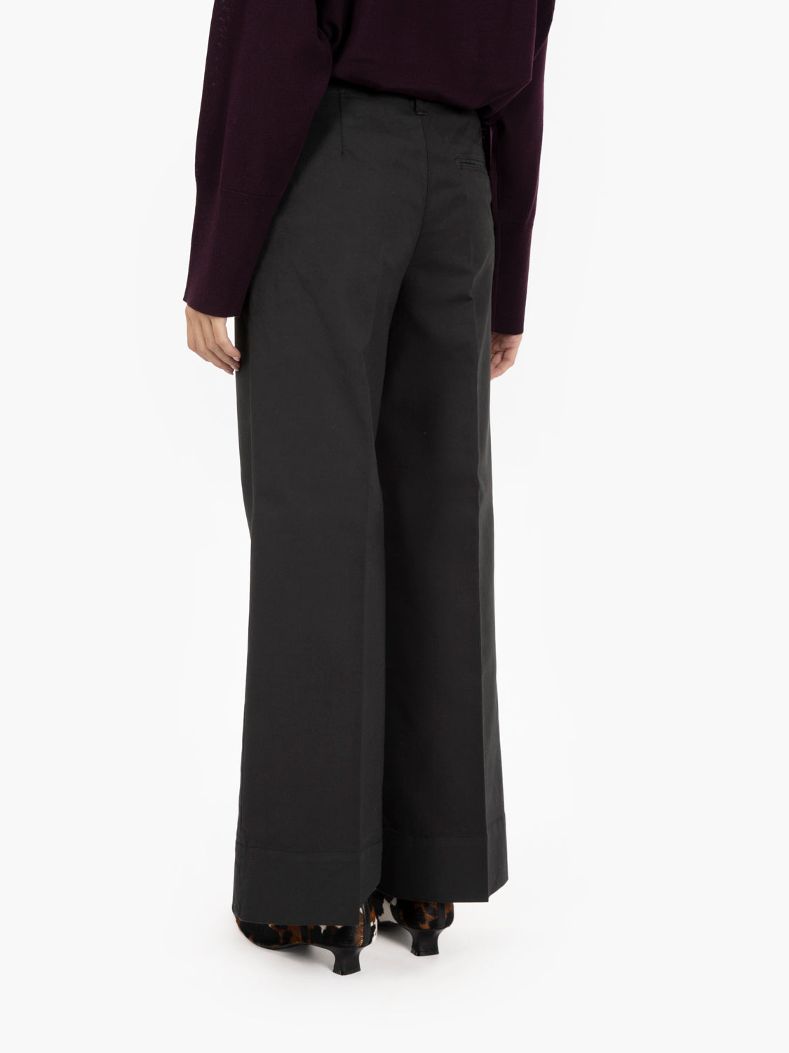 Pantaloni culotte nero