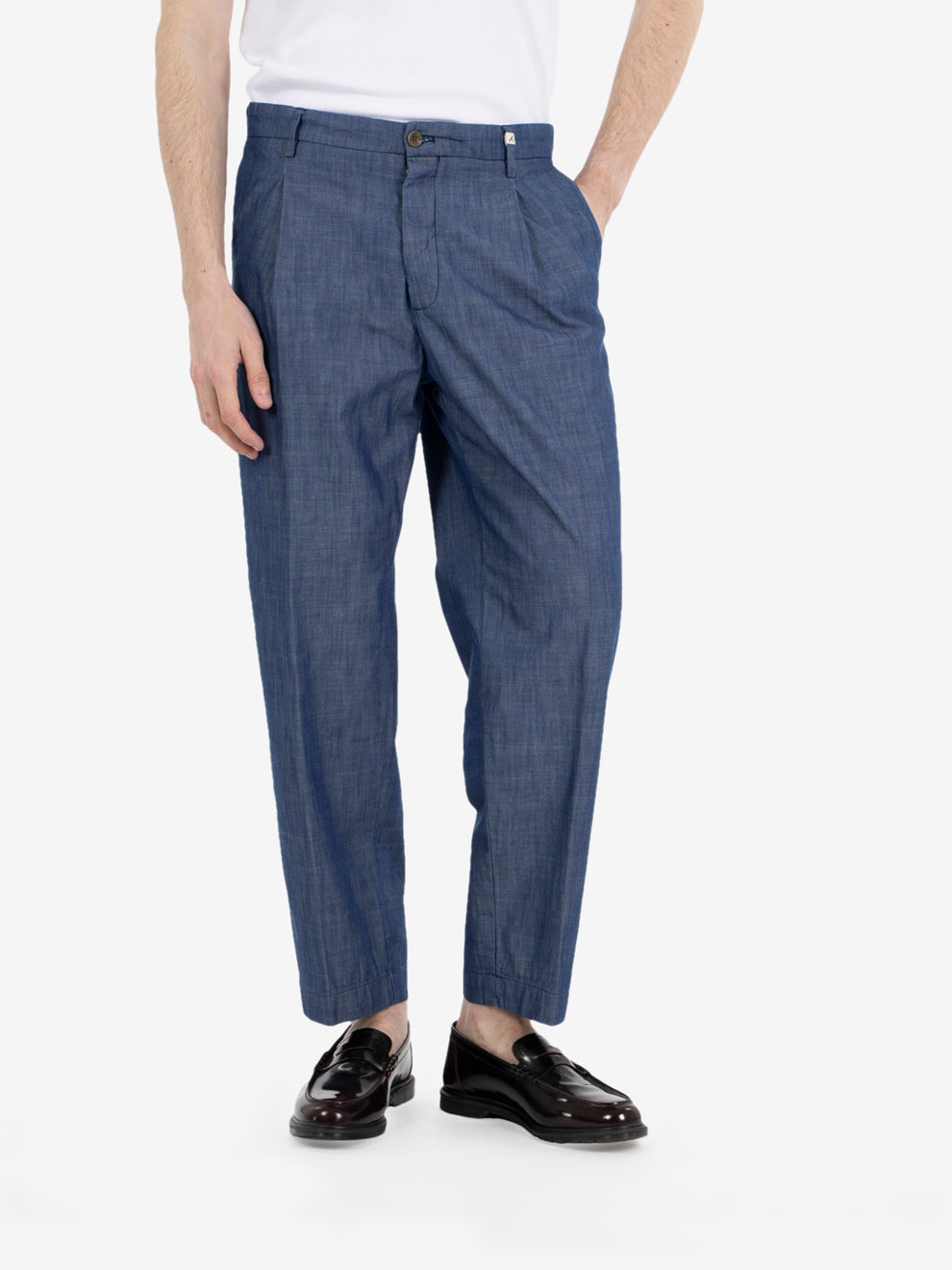 Pantaloni denim Ade-P blu navy
