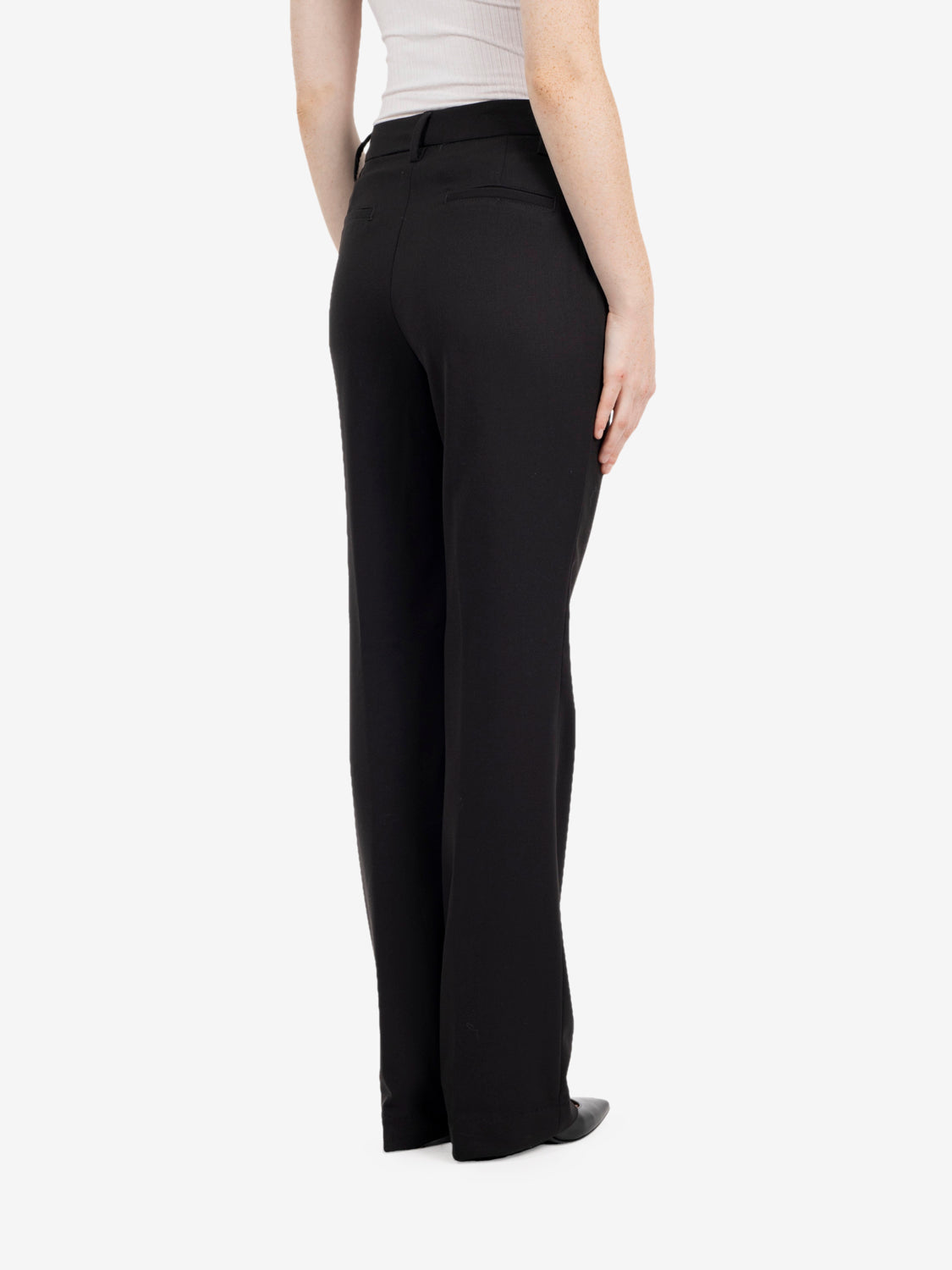 Black flare pants
