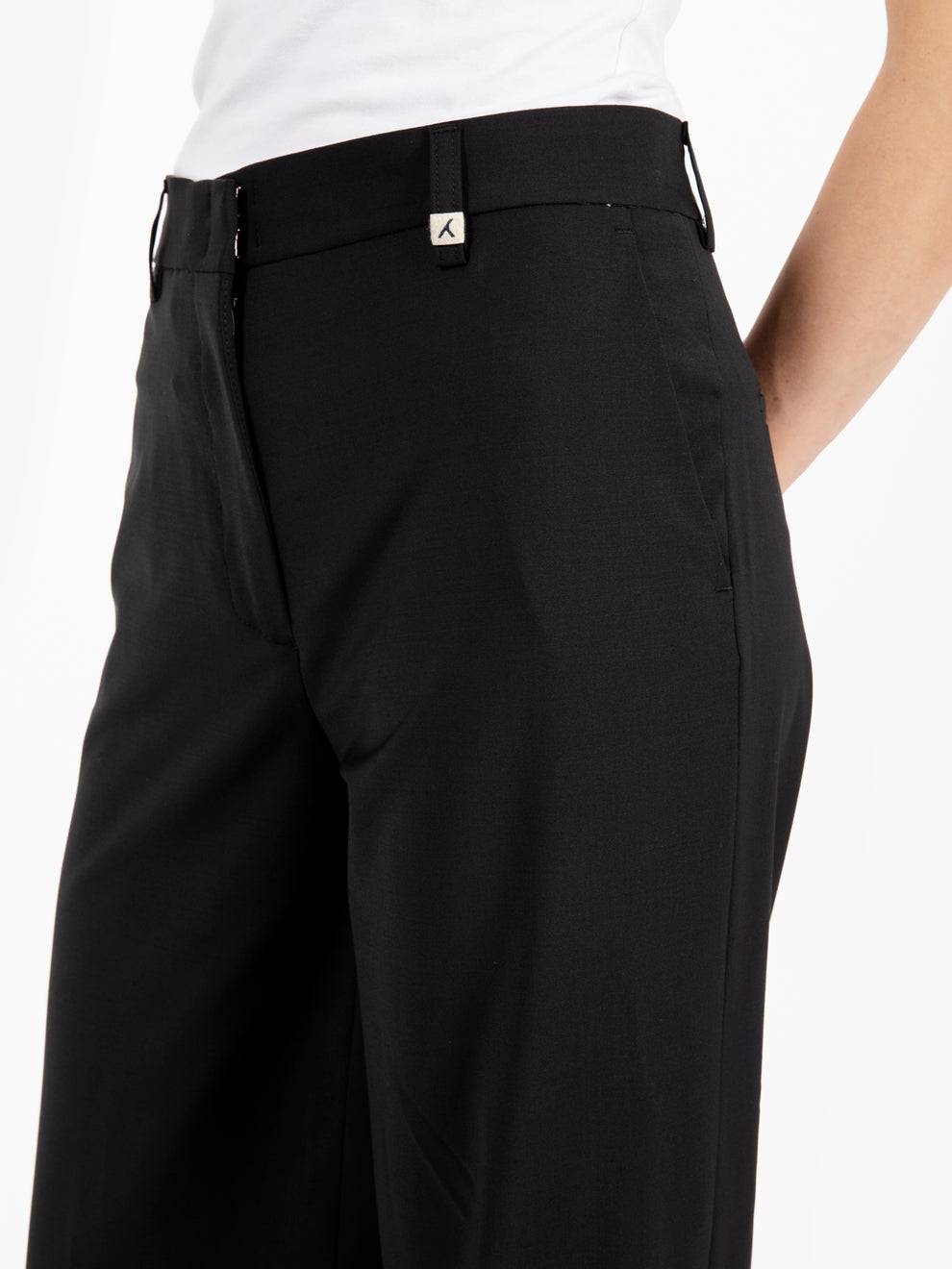 Pantaloni in cordura combat wool neri
