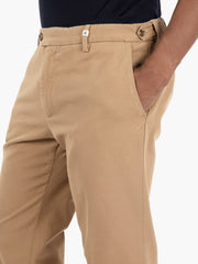 MYTHS - Pantaloni in cotone beige