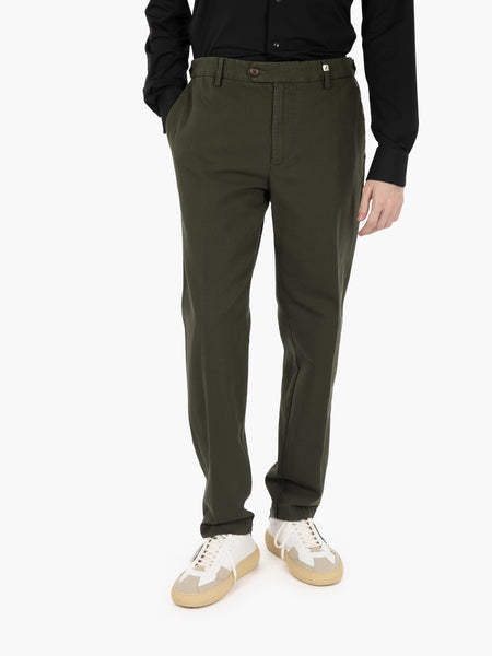 Pantaloni in cotone verdi