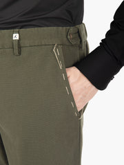MYTHS - Pantaloni in cotone verdi