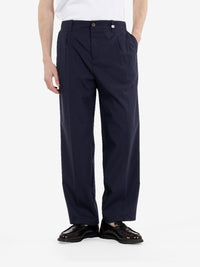 Poseidon blue Cordura wool trousers
