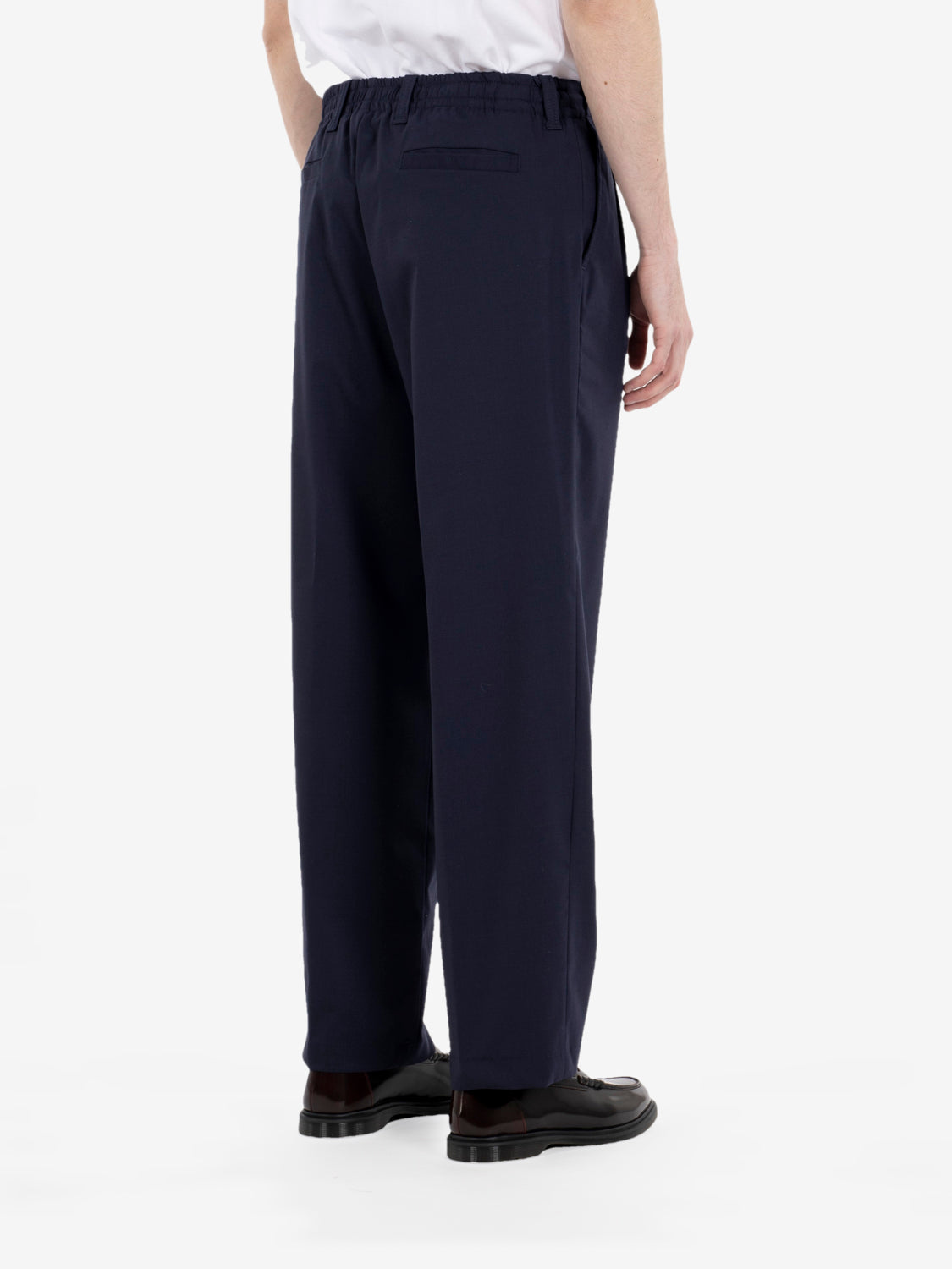Poseidon blue Cordura wool trousers