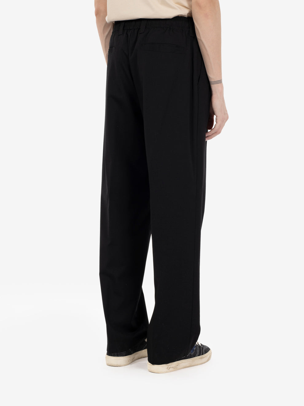 Pantaloni in lana cordura Poseidone neri