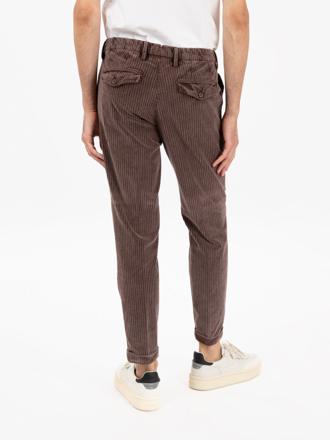 Pantaloni in velluto a coste Zeus marrone