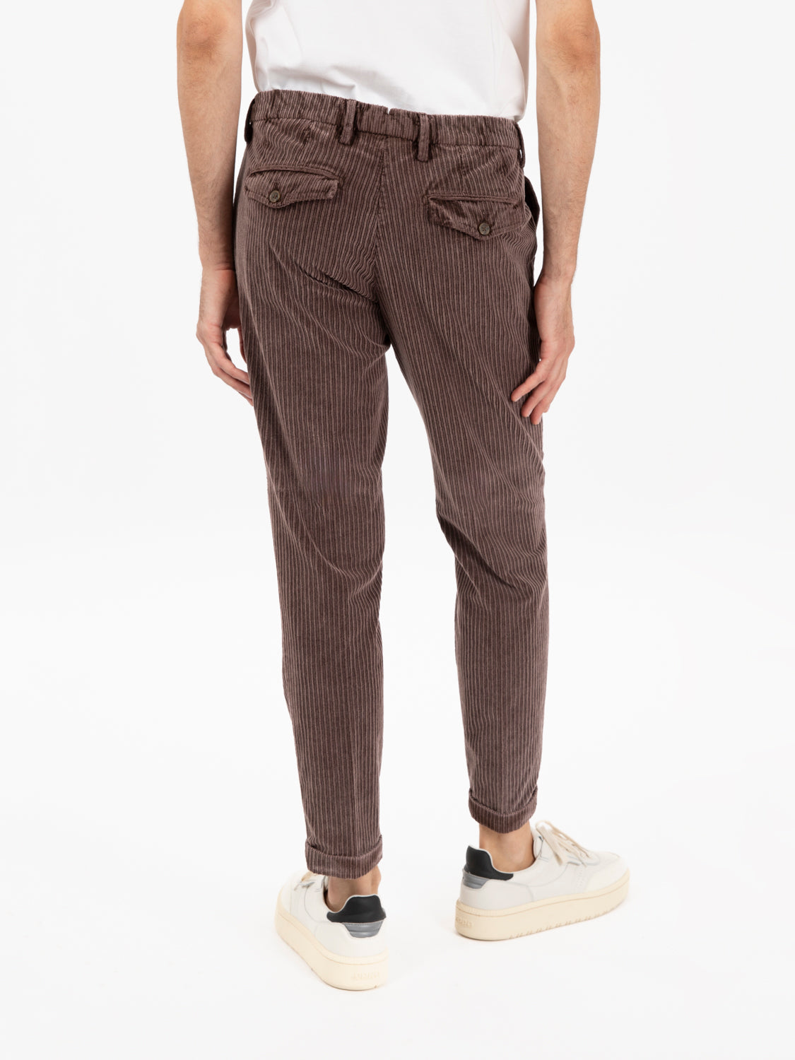 Pantaloni in velluto a coste Zeus marrone