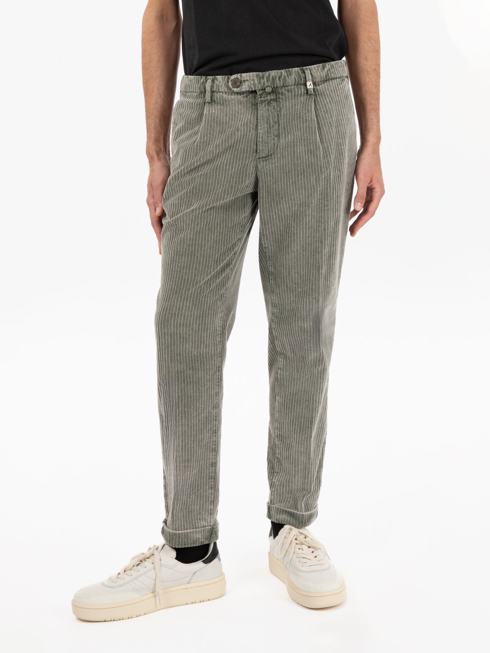 Zeus Corduroy Trousers Military