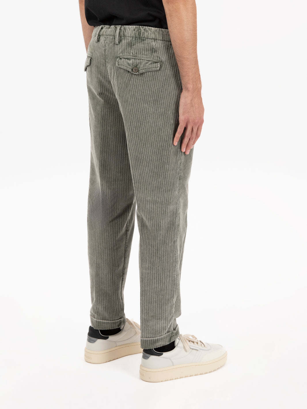 Pantaloni in velluto a coste Zeus militare