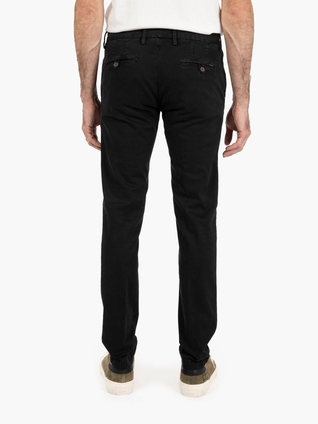Pantaloni lunghi gabardina nero