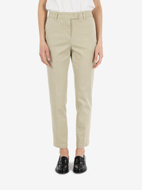 Pantaloni slim fit verde chiaro