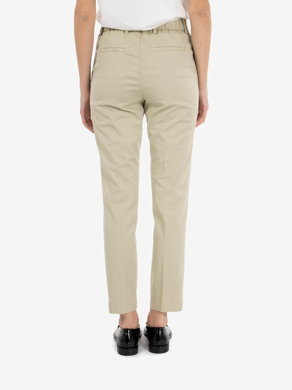 Pantaloni slim fit verde chiaro