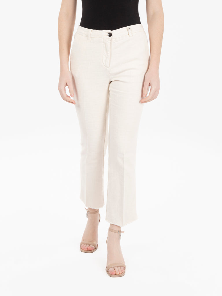 MYTHS - Pantaloni structure off white