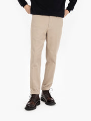 MYTHS - Pantaloni Zeus carrot fit beige