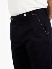 MYTHS - Pantaloni Zeus carrot fit blu