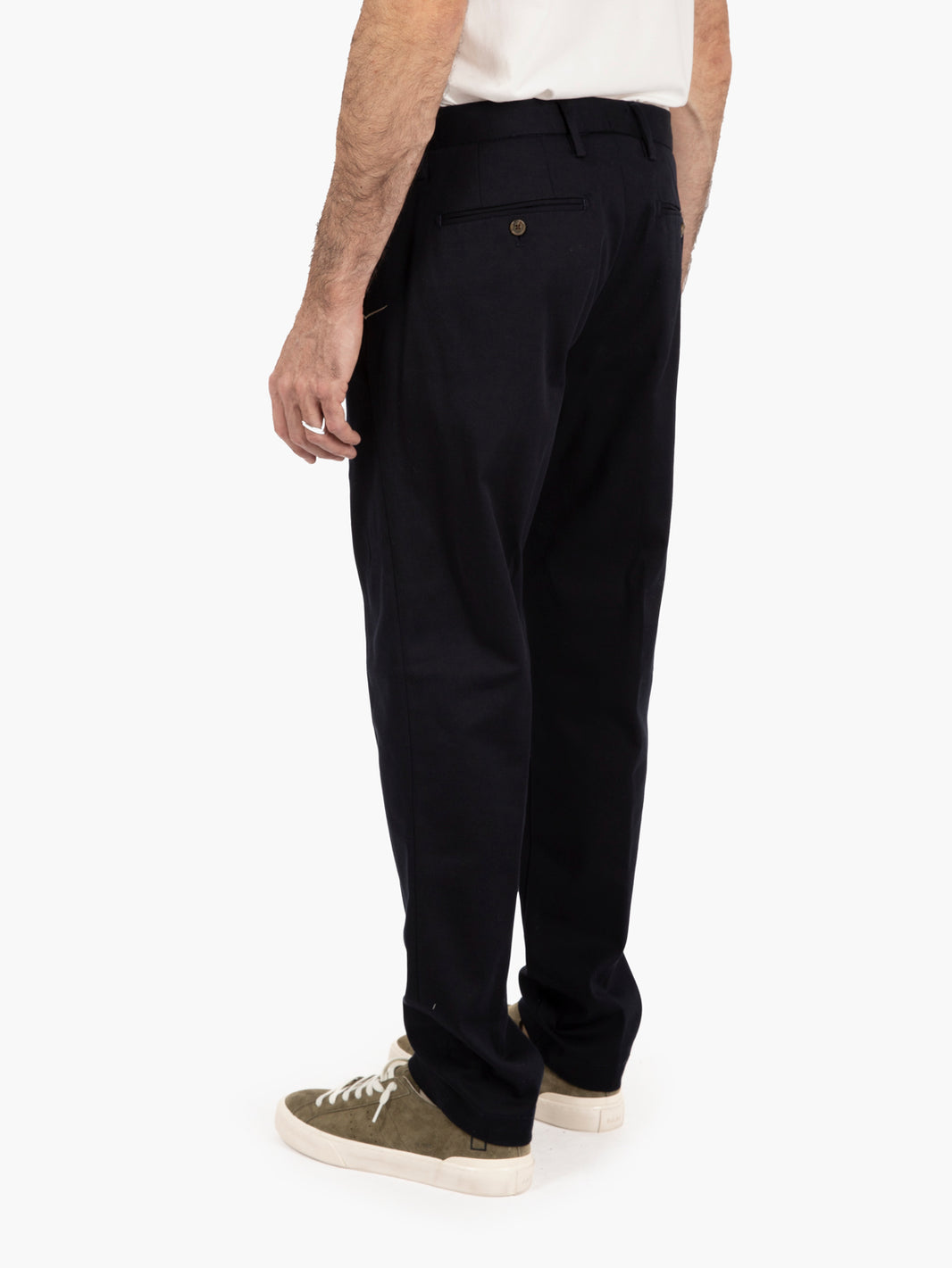 Pantaloni Zeus carrot fit blu