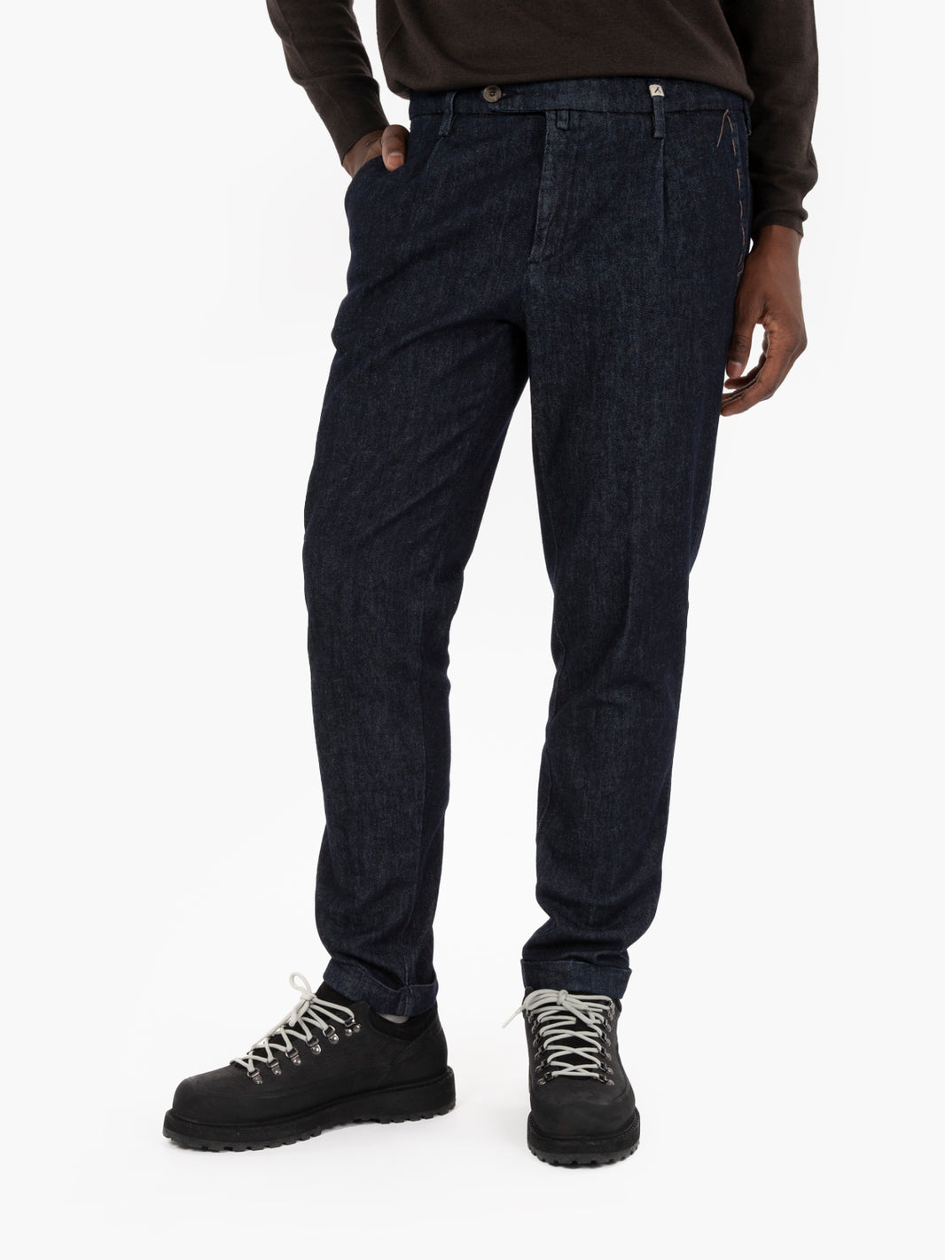 Pantaloni Zeus in denim blu