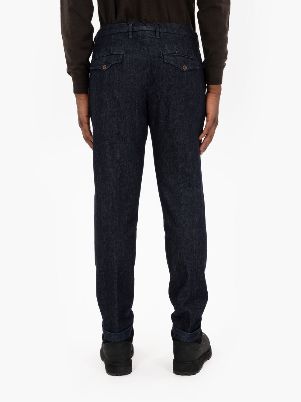 Pantaloni Zeus in denim blu