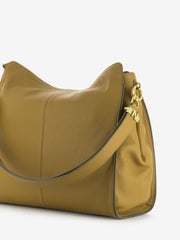 NANNINI - Borsa a spalla in pelle Blake camel