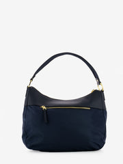 NANNINI - Borsa a spalla Liberty in nylon navy
