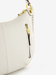 NANNINI - Borsa a spalla Yara small offwhite