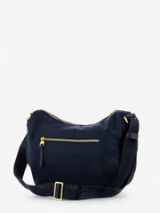 NANNINI - Borsa a tracolla Liberty in nylon blu navy