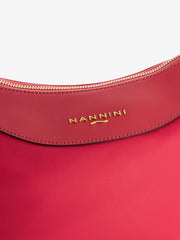 NANNINI - Borsa a tracolla Liberty in nylon geranio