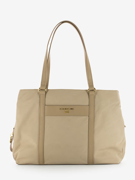 Borsa Liberty grande in nylon beige