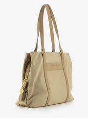 NANNINI - Borsa Liberty grande in nylon beige