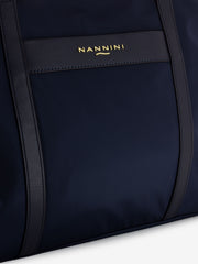 NANNINI - Borsa Liberty grande in nylon navy