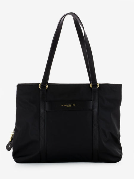Borsa Liberty grande in nylon nero