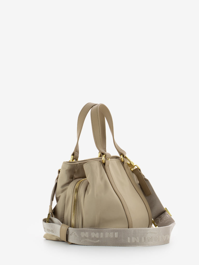 NANNINI - Borsa Liberty piccola in nylon beige