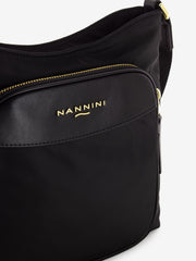 NANNINI - Borsa tracolla Liberty nero