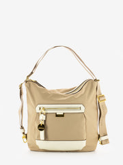 NANNINI - Borsa zaino Liberty beige / offwhite