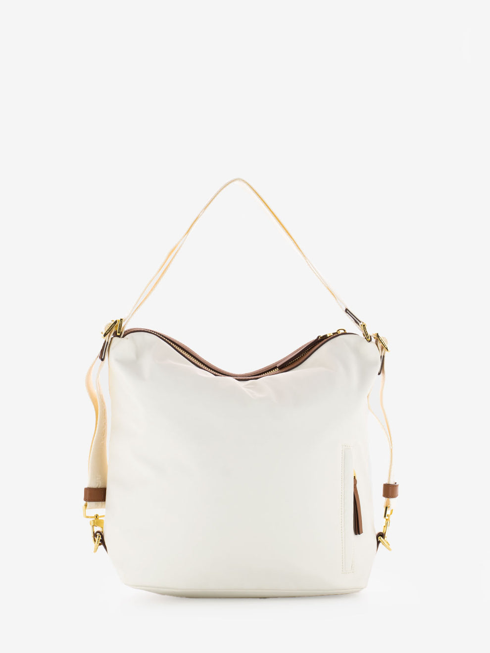 Liberty backpack bag off-white / leather