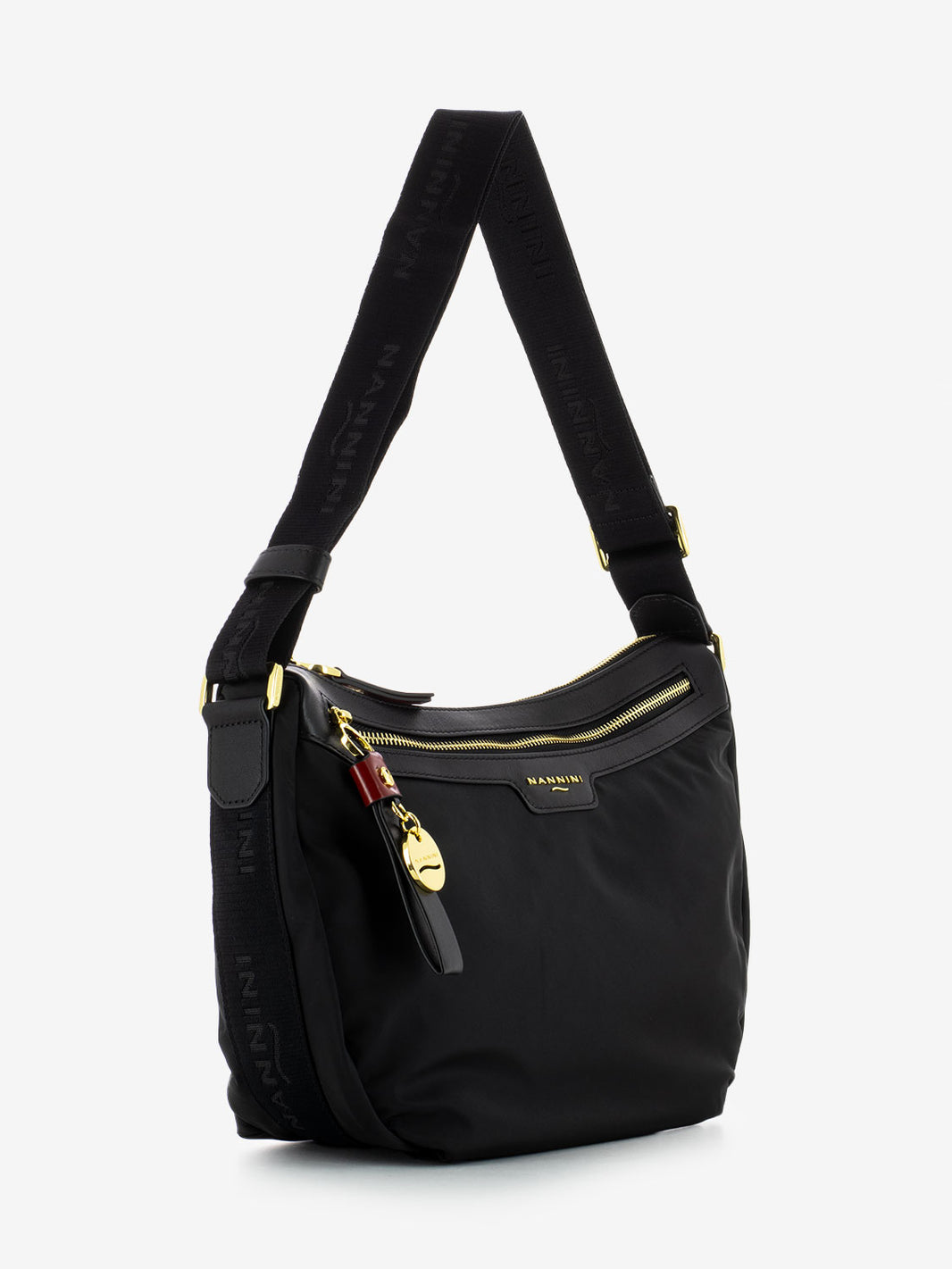 Borsa Liberty a spalla nero / rosso