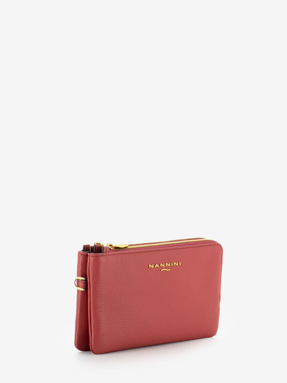 Nannini Portafoglio Wallis in pelle geranio