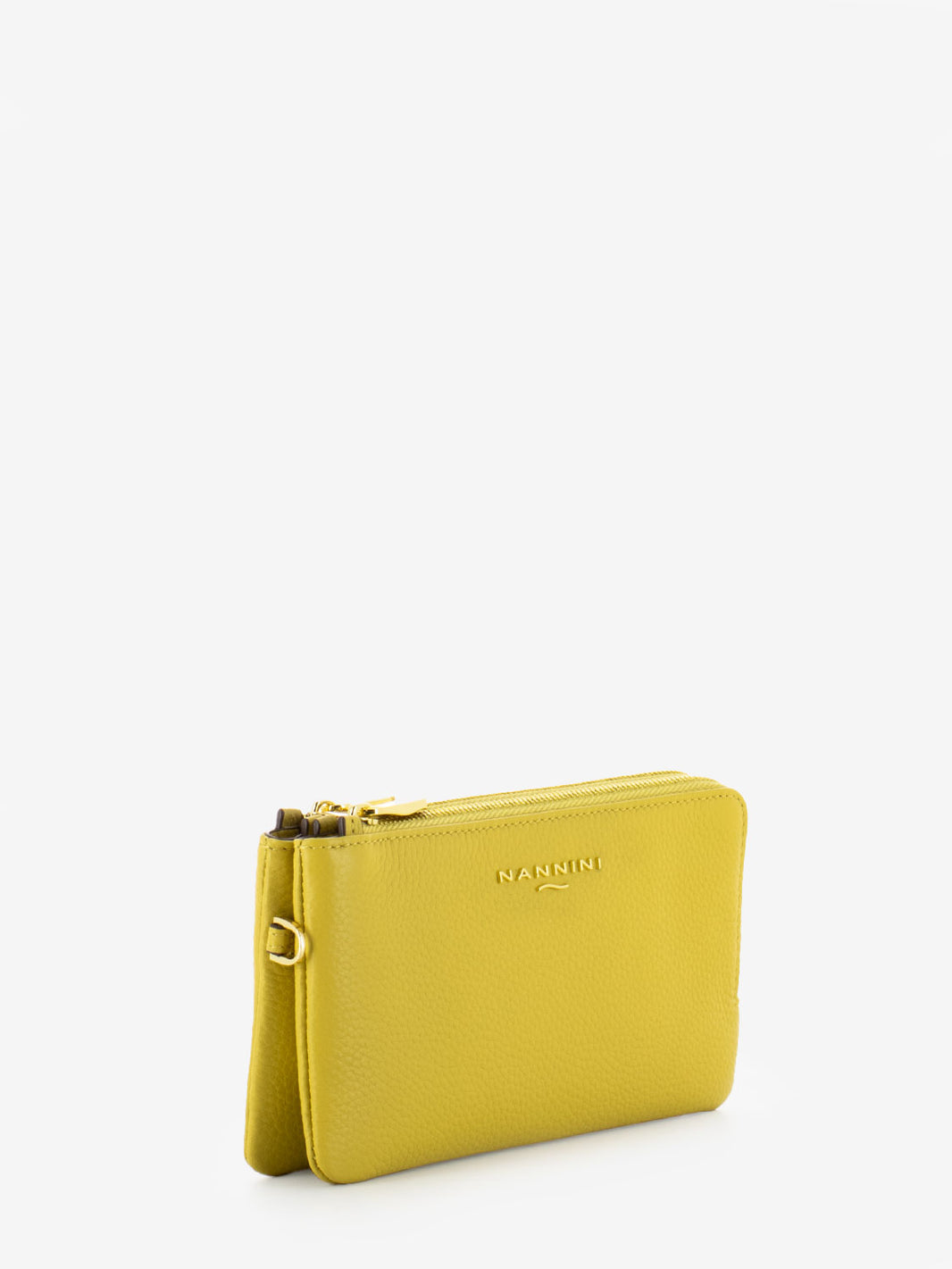Portafoglio Wallis in pelle giallo