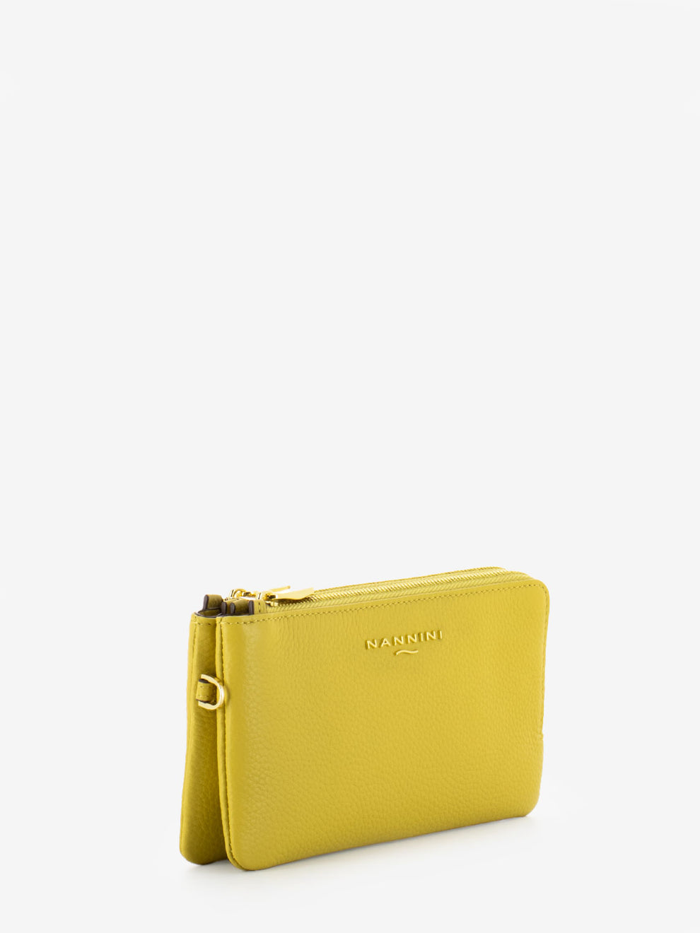 Portafoglio Wallis in pelle giallo