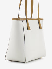 NANNINI - Shopper pelle Carnival off white / camel