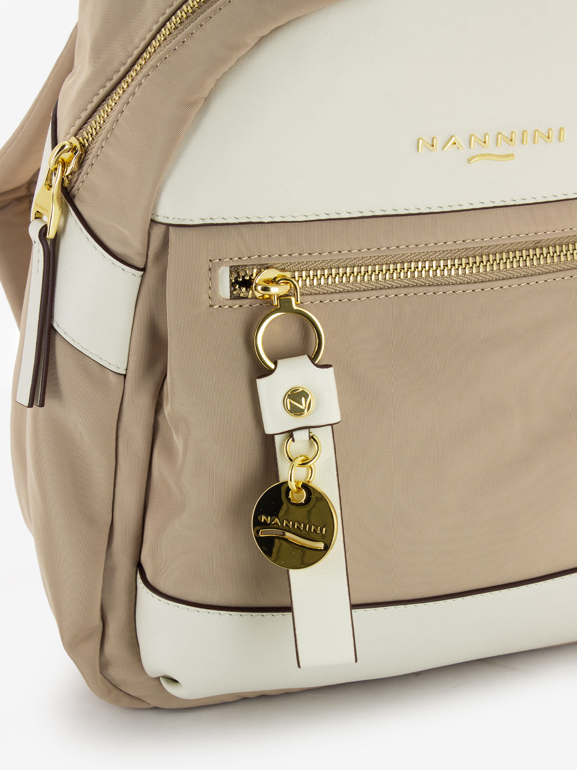 Zaino in nylon Liberty beige / offwhite